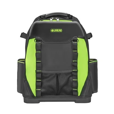 Backpack tal-għodda tal-qiegħ tal-plastik b'kompartiment tal-laptop